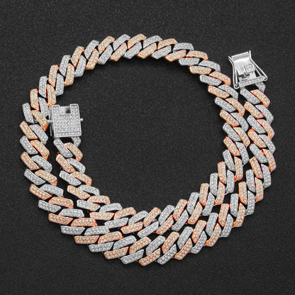 Necklace 13mm Miami Link CZ